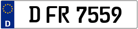 Truck License Plate